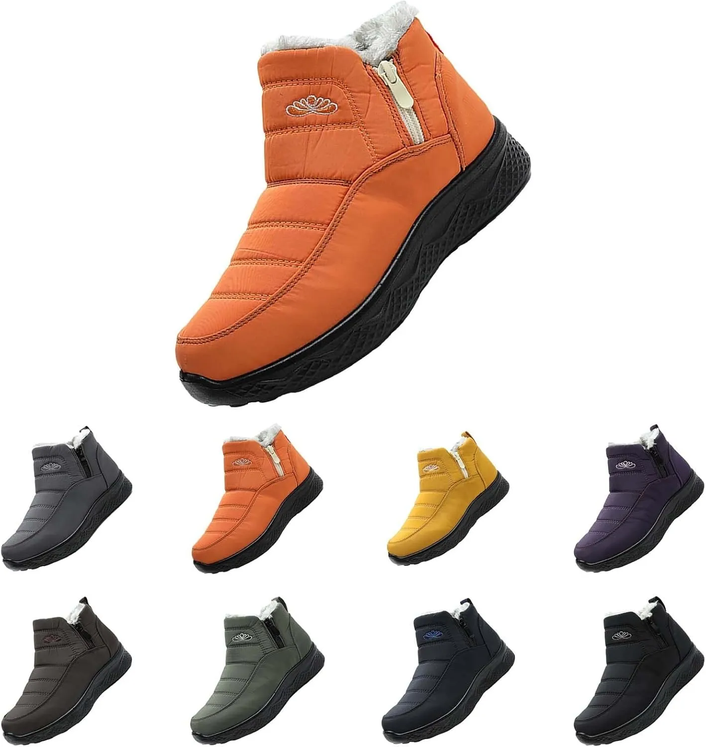 Boots Woman Boots Fashion Casual Shoes Men's Snow Boots Cotton Shoes Winter Padded Warm Women's Boots