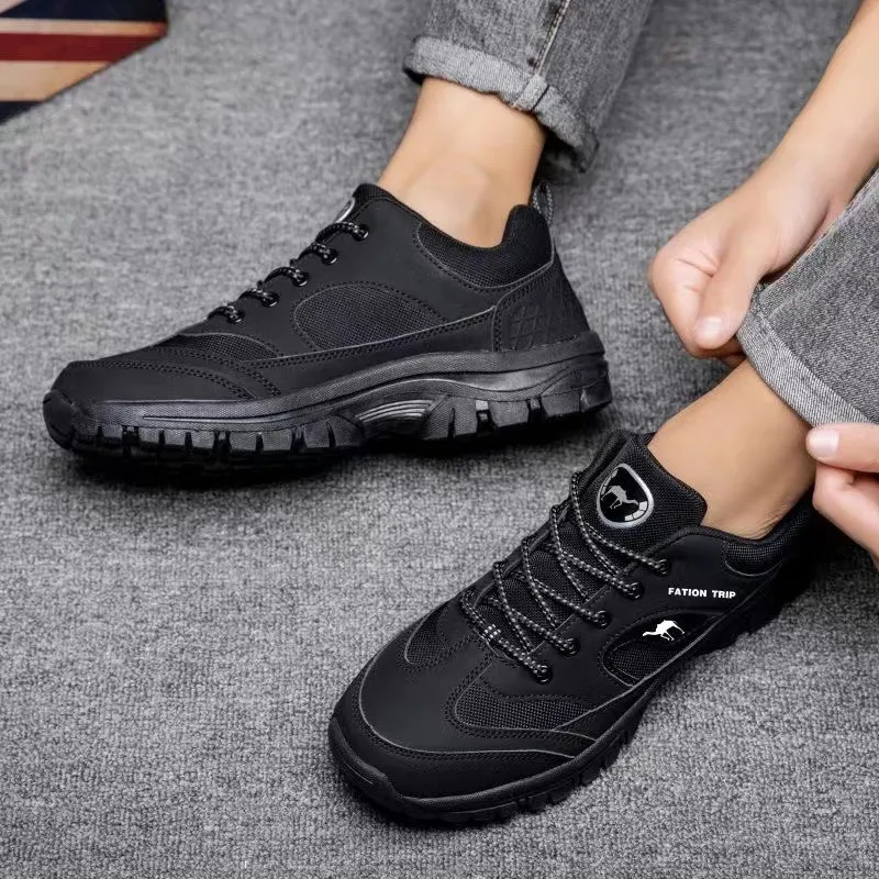 Cuzcare Orthopedic Men Shoes Comfortable Breathable Thick Sole Casual Shoes