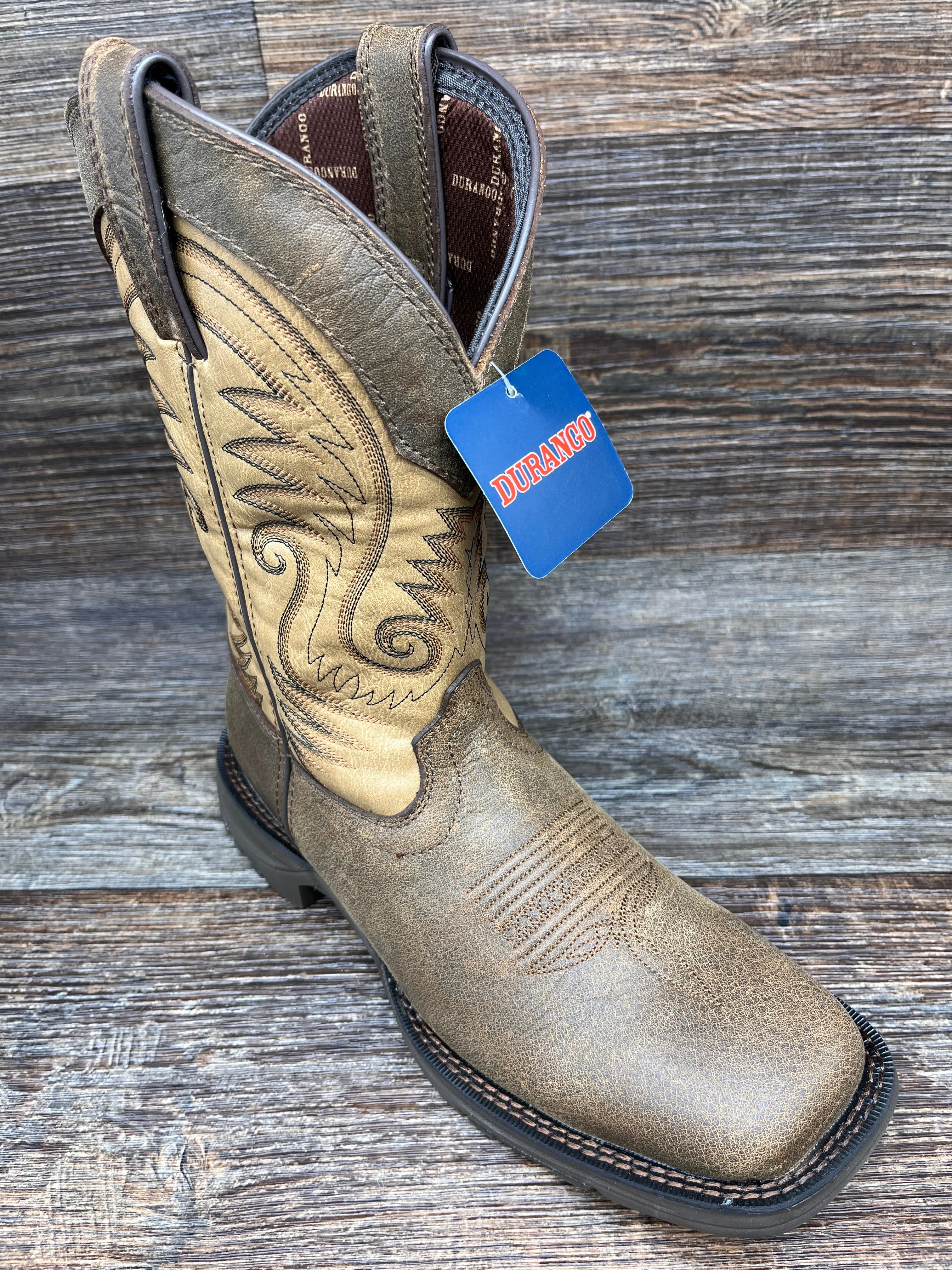 ddb0109 Men's Ultra-Lite Square Toe Western/Work Boot by Durango