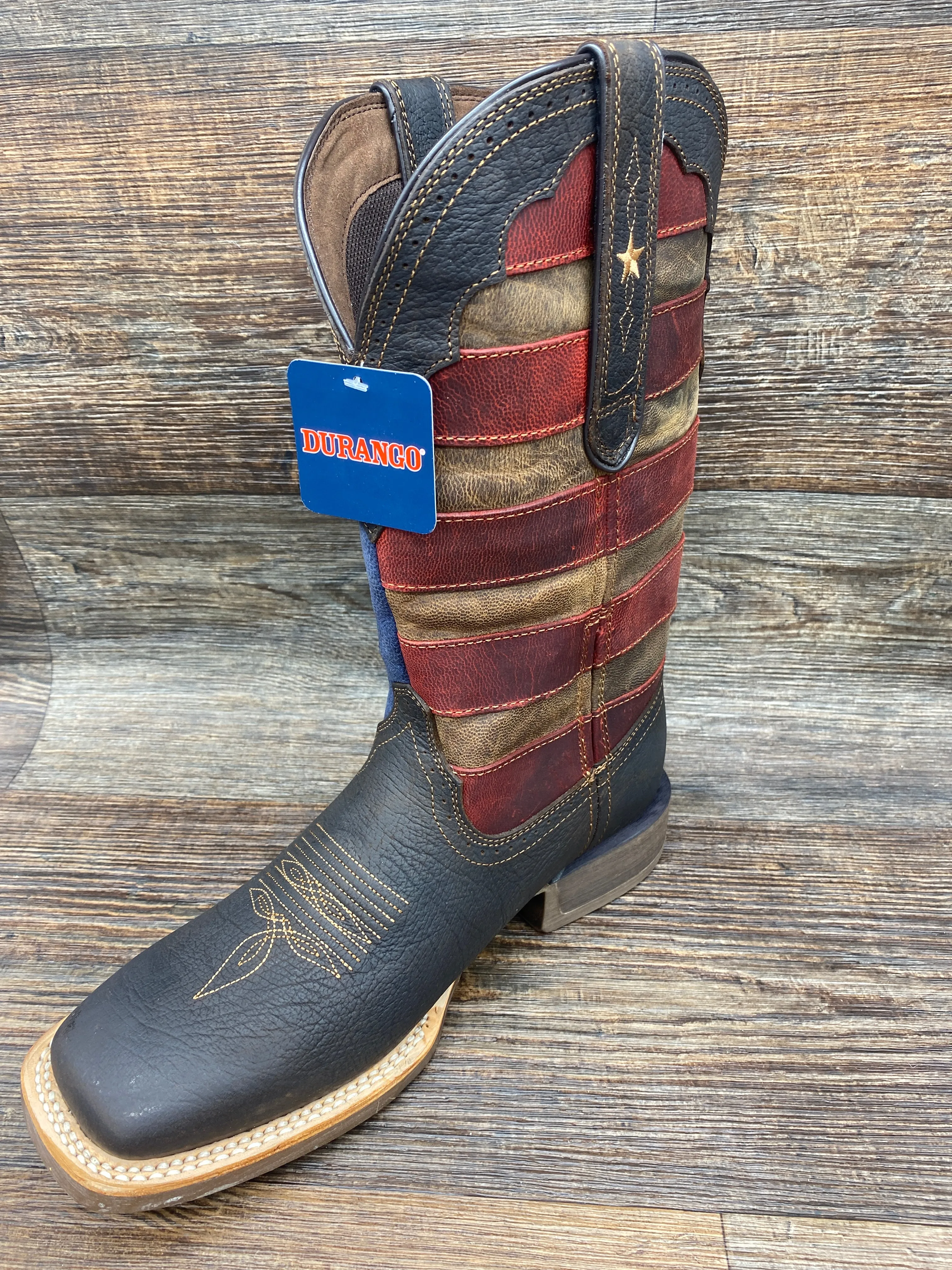 ddb0303 Men's Rebel Pro Vintage Flag Western Boot by Durango