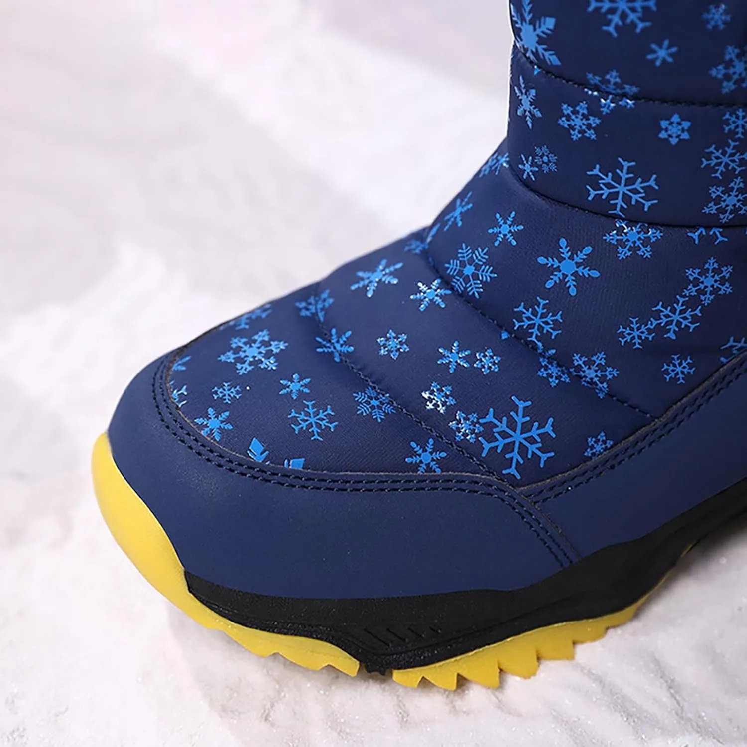 Girls Boys Snow Boots Outdoor Warm Comfortable Non Slip Mid Calf Padded Small Big Kids Winter Big Kids Mid Calf Boots