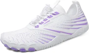 Grounded Footwear for Women Wide Width Walking Hiking Winter Footwear Barefoot Shoes Womens, Waterproof Hiking Boots Non Slip Hikes Water Shoes for Neuropathy Healthy Shoe for Swim Beach Pool Yoga