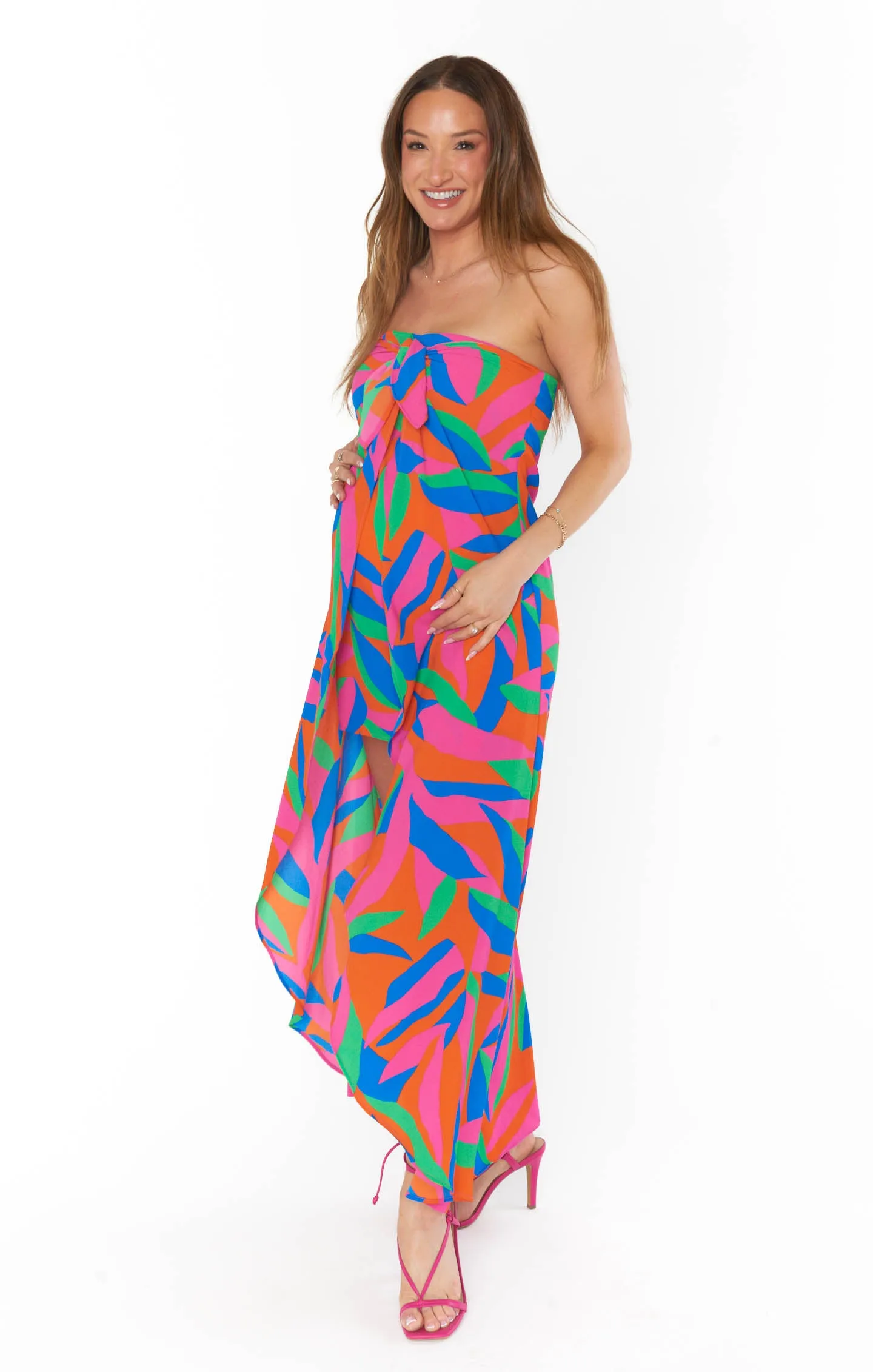Ipanema Tie Dress ~ Island Punch