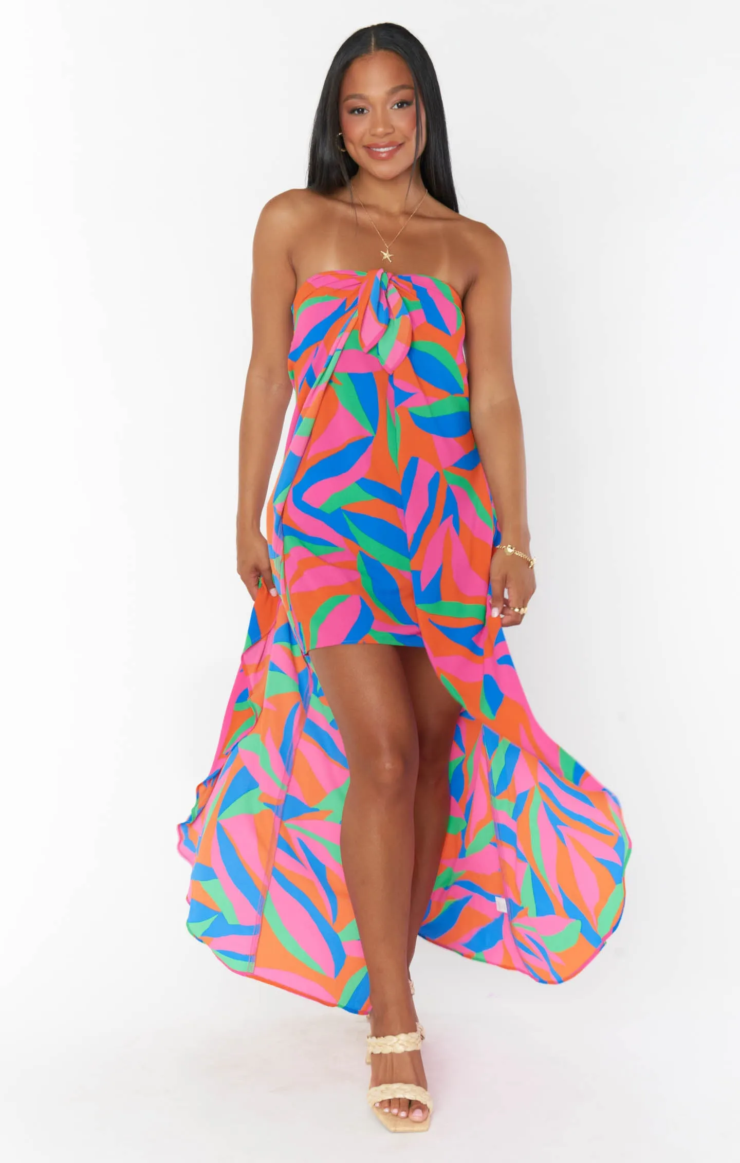 Ipanema Tie Dress ~ Island Punch