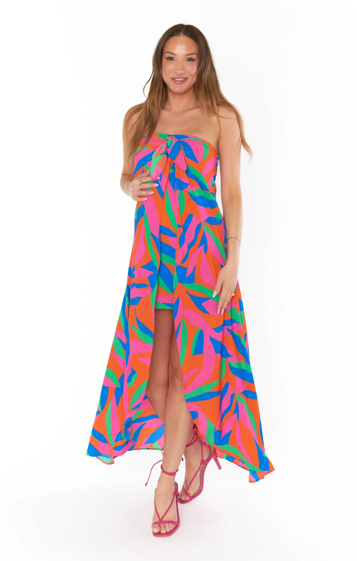 Ipanema Tie Dress ~ Island Punch