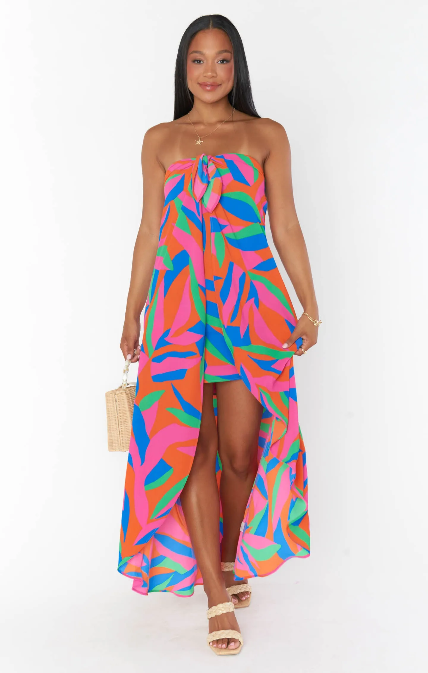 Ipanema Tie Dress ~ Island Punch