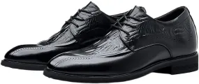 Men's Genuine Lace Up Oxfords Comfort Wide Round Toe Non-Slip Dress Shoes Men Orthopedic Leather Shoes