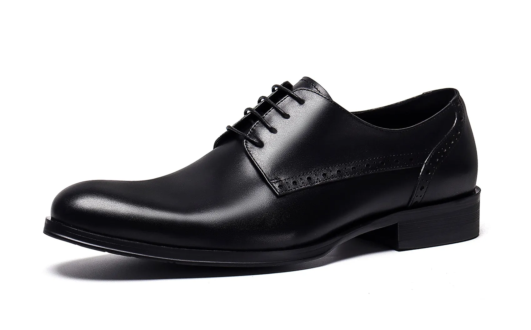 Men's Genuine Leather Derby Formal Shoes