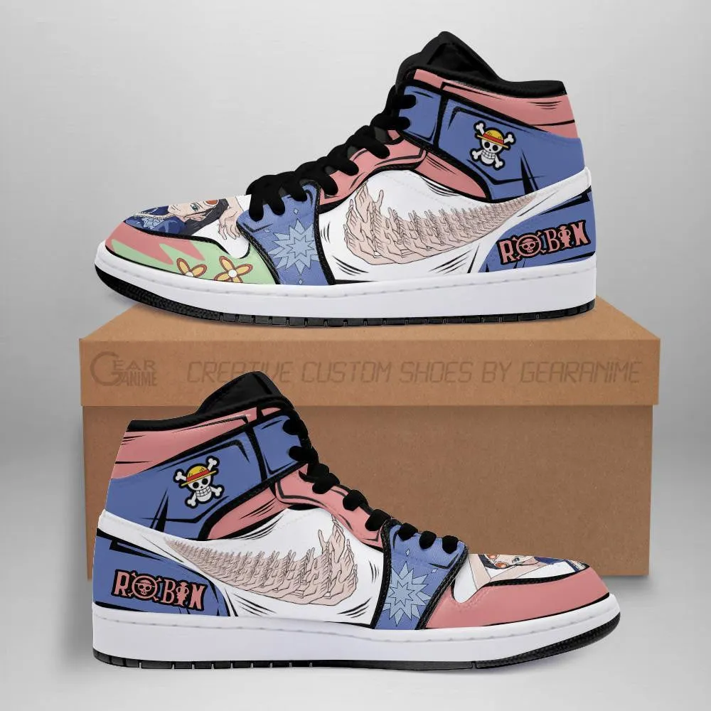 Nico Robin Sneakers Hana Hana No Mi Custom Anime OP Shoes