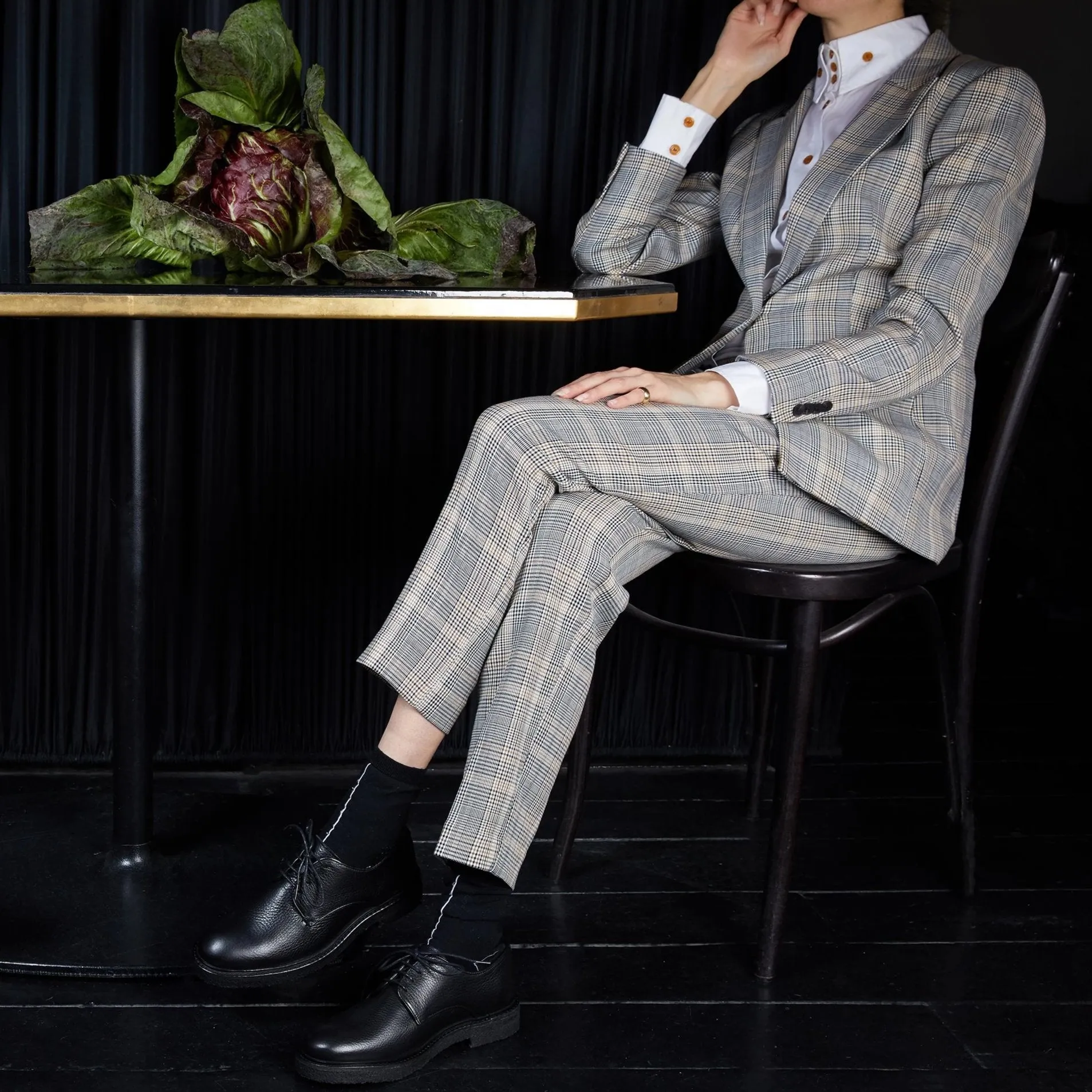 PABLO Smoke | Leather Derby