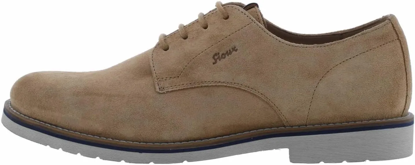 Sioux Men's Derby Oxford Flat, Biscotto, 14