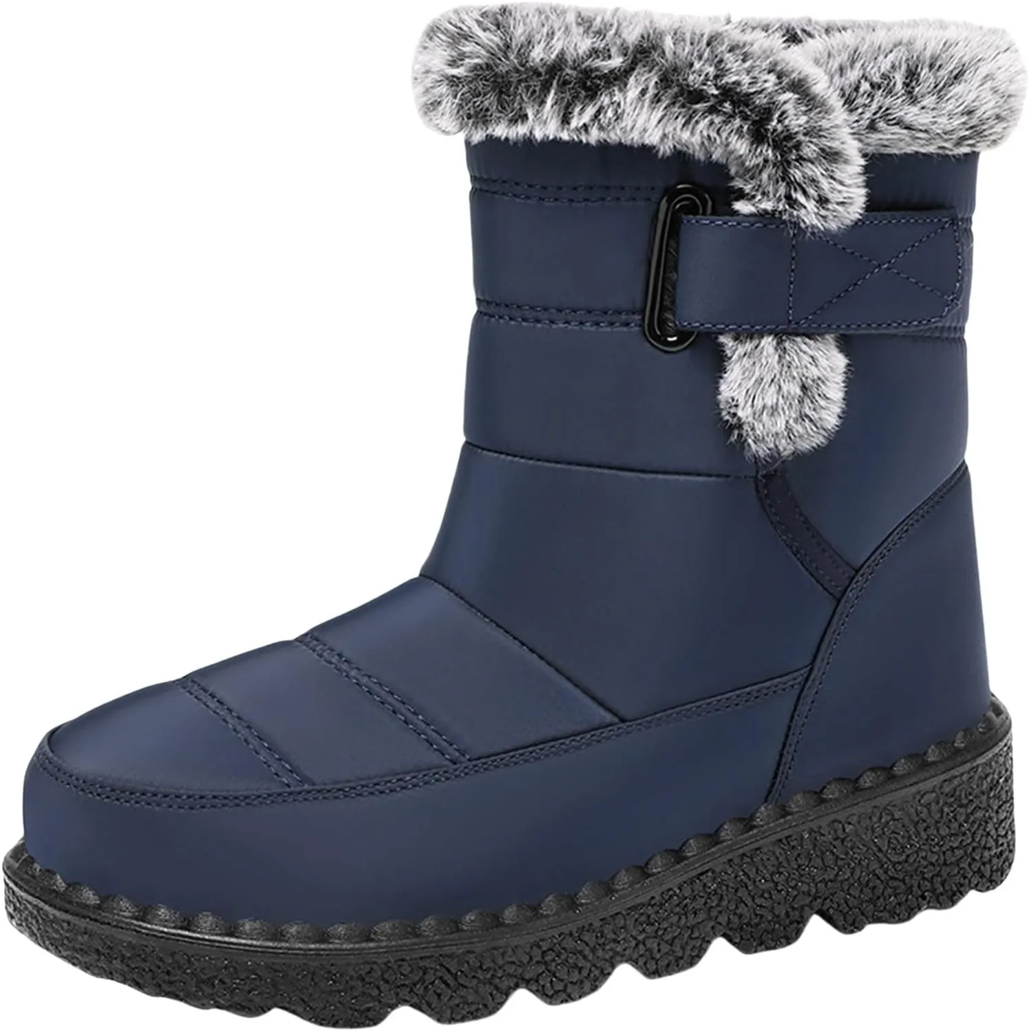 Waterpoof Snow Boots for Men Winter Boots Warm Plush Lined Men's Snow Boots Non Slip Lightweight for Outdoor Hiking