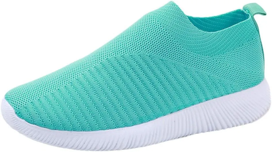 Women's Slip on Walking Shoes Tennis Lightweight Gym Non Slip Work Shoes Women Casual Women's Shoes Casual Fashion Sneakers 2025 Platform Tennis Shoe Trainers Shoe