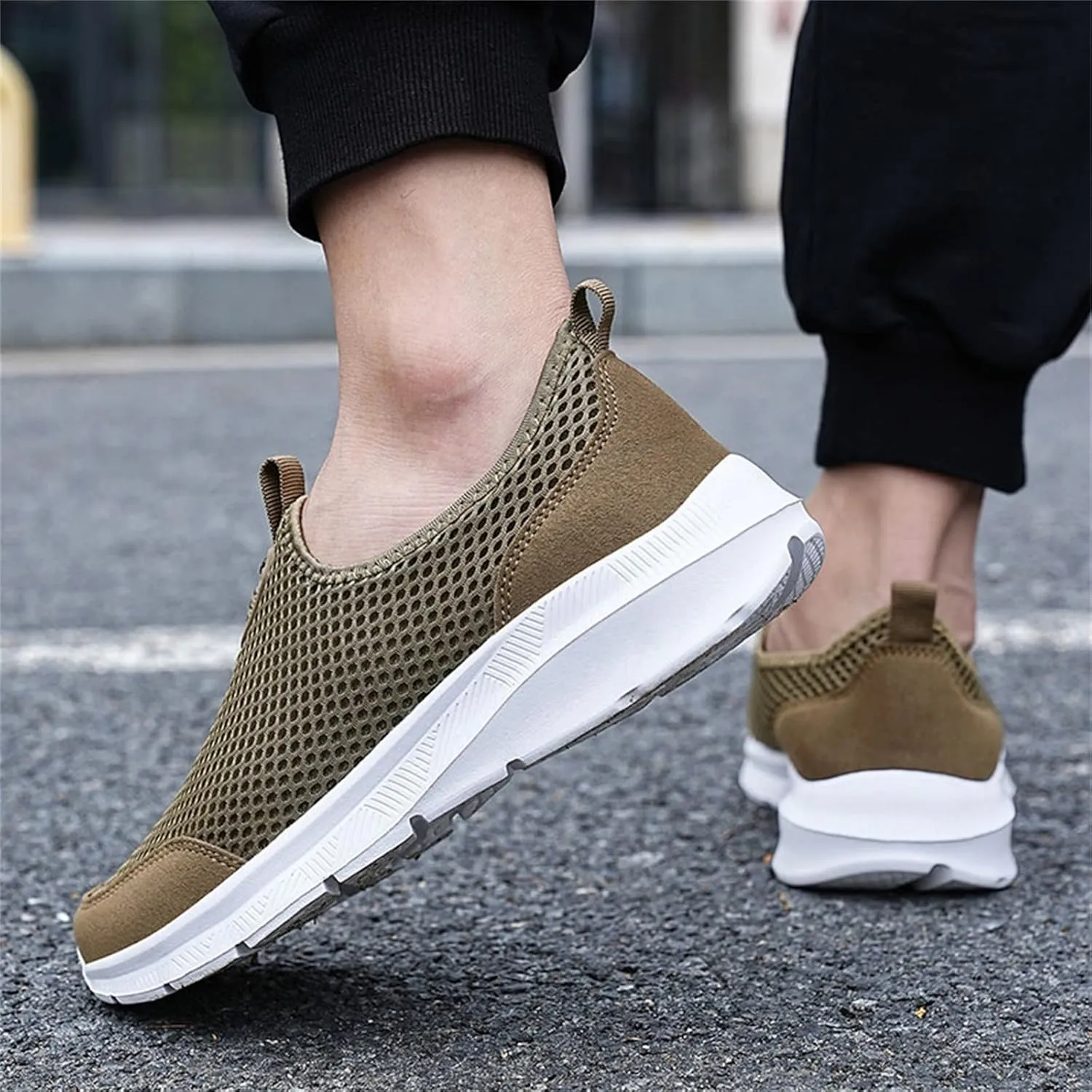 Women's Sneakers Wide Lightweight Work Slip Resistant Breathable Men Running Shoes Women Platform Loafers Womens Hiking Sneakers