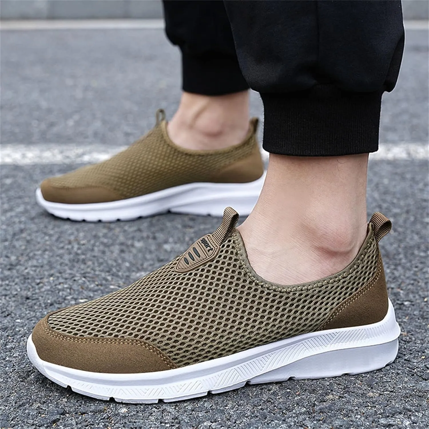 Women's Sneakers Wide Lightweight Work Slip Resistant Breathable Men Running Shoes Women Platform Loafers Womens Hiking Sneakers